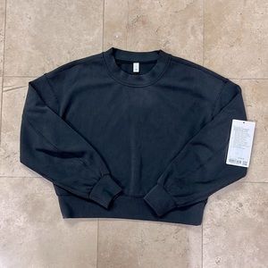 Lululemon Oversized Ribbed Crop Sweatshirt